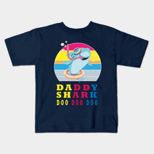 DADDY SHARK DOO DOO DOO Kids T-Shirt